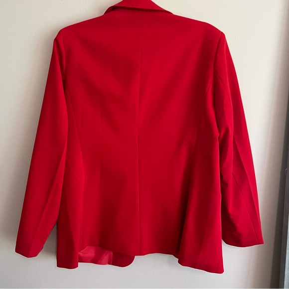 Red Cicy Bell Casual Blazer - Perfect for Office or Date Night - Picture 4 of 8